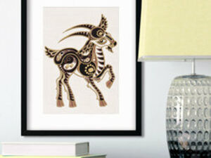Horoscope chinois - Collection de signes d'animaux : Motifs de broderie