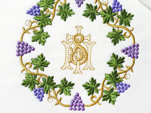 Grapes machine embroidery designs
